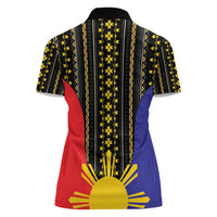 Afro Pinoy Blackapino Half Black Filipino Women Polo Shirt