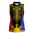Afro Pinoy Blackapino Half Black Filipino Women Sleeveless Polo Shirt