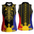 Afro Pinoy Blackapino Half Black Filipino Women Sleeveless Polo Shirt