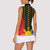 Afro Pinoy Blackapino Half Black Filipino Women Sleeveless Polo Shirt