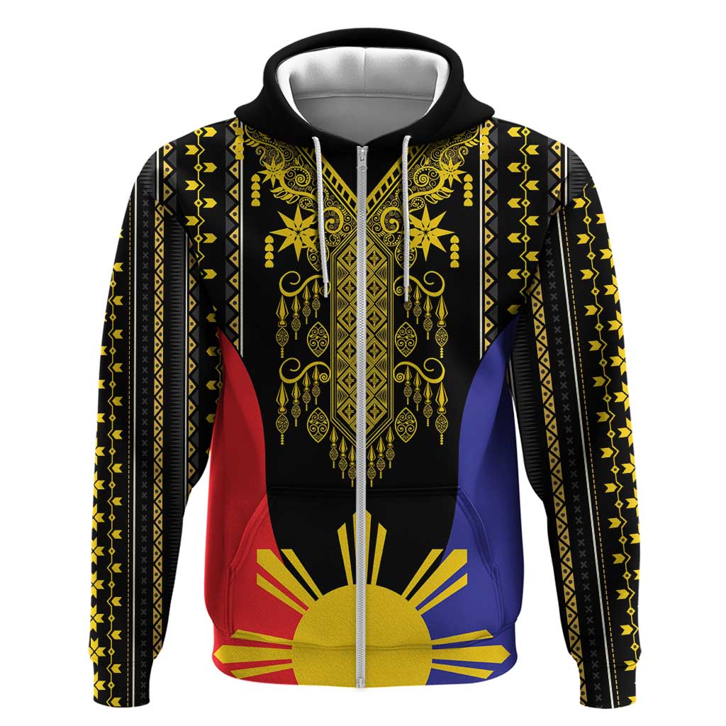 Afro Pinoy Blackapino Half Black Filipino Zip Hoodie