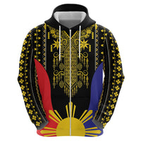 Afro Pinoy Blackapino Half Black Filipino Zip Hoodie
