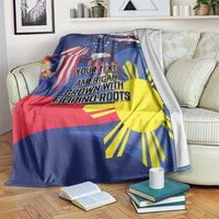 Personalized American Grown With Filipino Roots Blanket