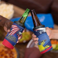 Personalized American Grown With Filipino Roots 4 in 1 Can Cooler Tumbler