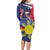 Personalized American Grown With Filipino Roots Family Matching Long Sleeve Bodycon Dress and Hawaiian Shirt