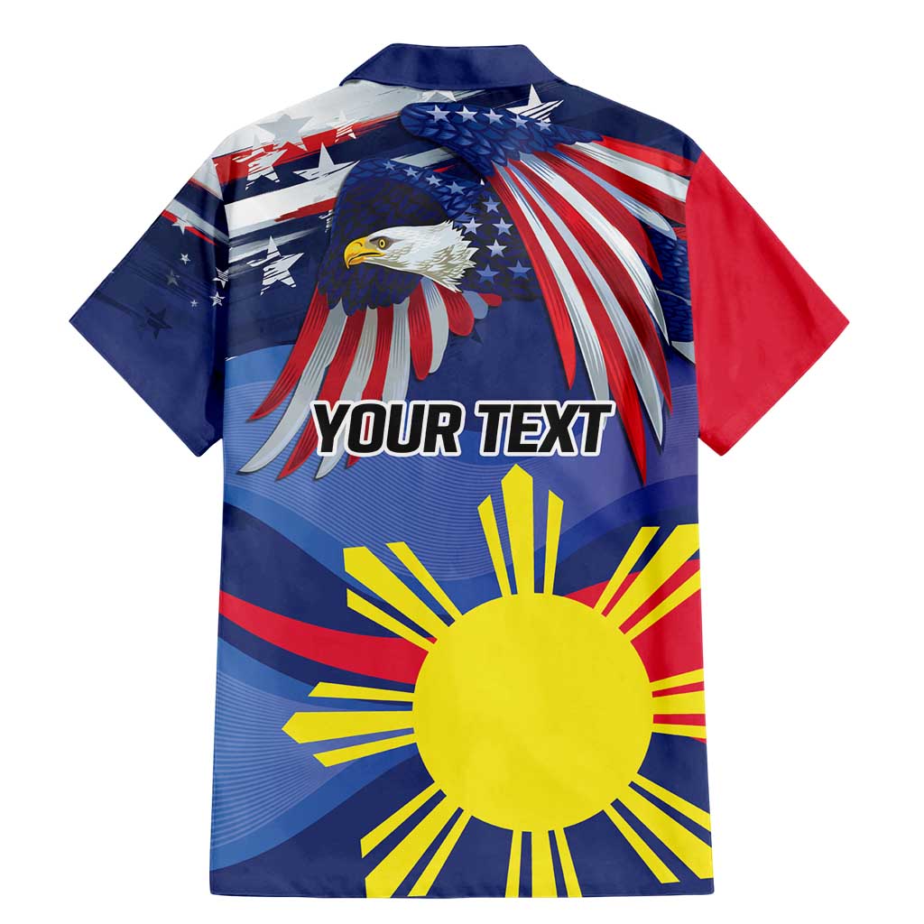 Personalized American Grown With Filipino Roots Family Matching Mermaid Dress and Hawaiian Shirt