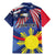 Personalized American Grown With Filipino Roots Family Matching Mermaid Dress and Hawaiian Shirt