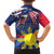 Personalized American Grown With Filipino Roots Family Matching Off The Shoulder Long Sleeve Dress and Hawaiian Shirt