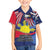 Personalized American Grown With Filipino Roots Family Matching Off The Shoulder Long Sleeve Dress and Hawaiian Shirt