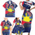 Personalized American Grown With Filipino Roots Family Matching Short Sleeve Bodycon Dress and Hawaiian Shirt