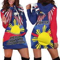 Personalized American Grown With Filipino Roots Hoodie Dress