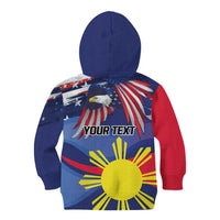 Personalized American Grown With Filipino Roots Kid Hoodie