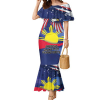 Personalized American Grown With Filipino Roots Mermaid Dress