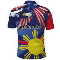 Personalized American Grown With Filipino Roots Polo Shirt
