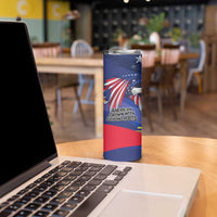 Personalized American Grown With Filipino Roots Skinny Tumbler