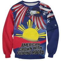 Personalized American Grown With Filipino Roots Sweatshirt