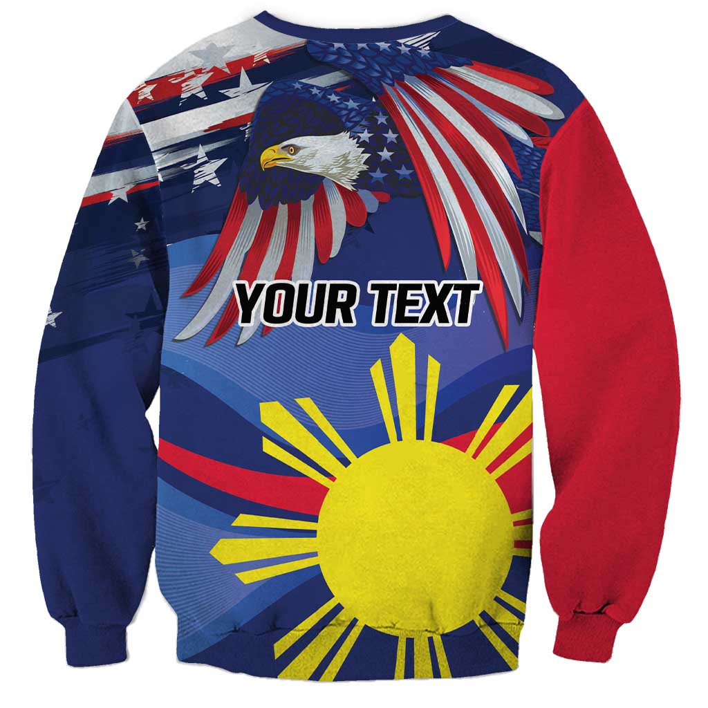 Personalized American Grown With Filipino Roots Sweatshirt
