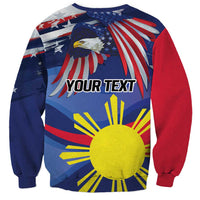 Personalized American Grown With Filipino Roots Sweatshirt