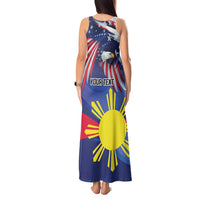 Personalized American Grown With Filipino Roots Tank Maxi Dress