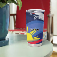 Personalized American Grown With Filipino Roots Tumbler Cup