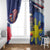 Personalized American Grown With Filipino Roots Window Curtain