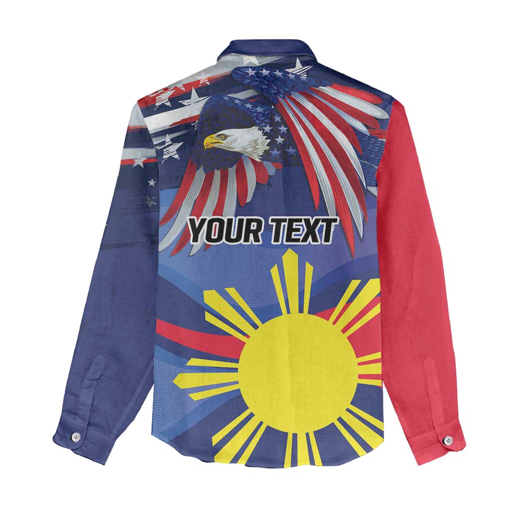 Personalized American Grown With Filipino Roots Women Casual Shirt