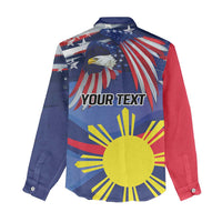 Personalized American Grown With Filipino Roots Women Casual Shirt