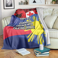 Personalized Canadian Grown With Filipino Roots Blanket