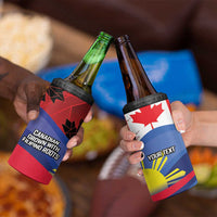 Personalized Canadian Grown With Filipino Roots 4 in 1 Can Cooler Tumbler