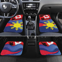 Personalized Canadian Grown With Filipino Roots Car Mats
