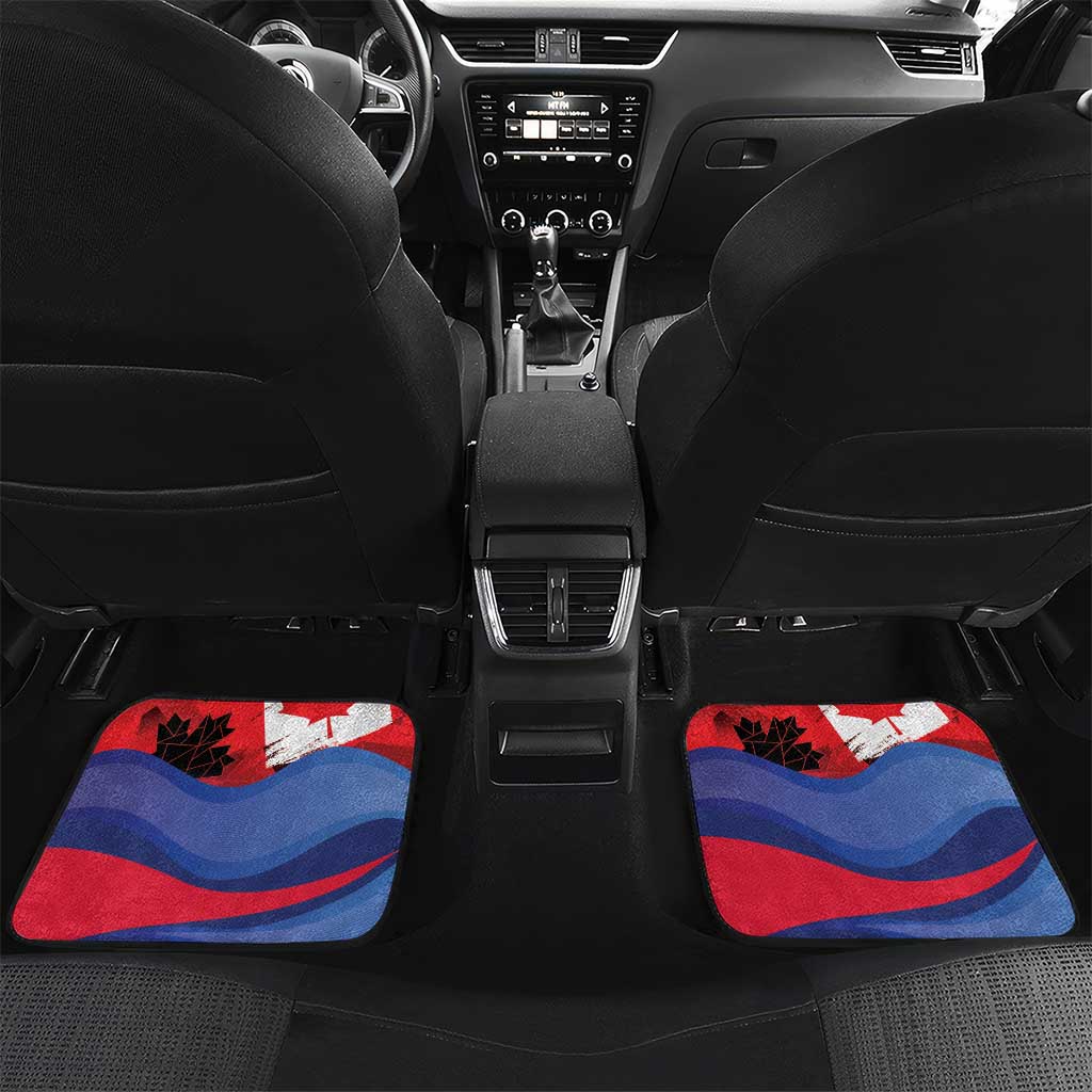Personalized Canadian Grown With Filipino Roots Car Mats