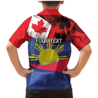 Personalized Canadian Grown With Filipino Roots Family Matching Mermaid Dress and Hawaiian Shirt