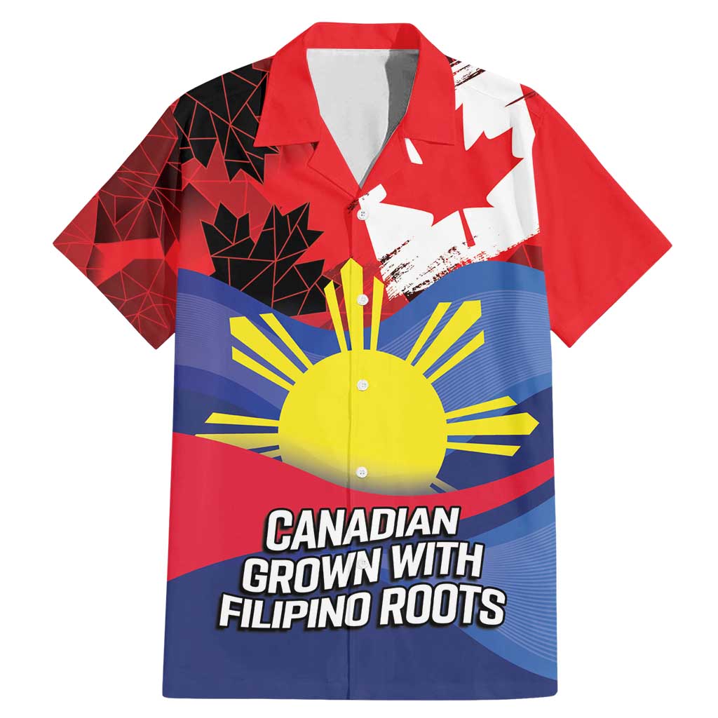 Personalized Canadian Grown With Filipino Roots Family Matching Mermaid Dress and Hawaiian Shirt