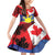 Personalized Canadian Grown With Filipino Roots Family Matching Off Shoulder Short Dress and Hawaiian Shirt