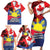 Personalized Canadian Grown With Filipino Roots Family Matching Short Sleeve Bodycon Dress and Hawaiian Shirt