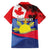 Personalized Canadian Grown With Filipino Roots Family Matching Short Sleeve Bodycon Dress and Hawaiian Shirt
