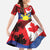 Personalized Canadian Grown With Filipino Roots Family Matching Summer Maxi Dress and Hawaiian Shirt