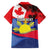 Personalized Canadian Grown With Filipino Roots Family Matching Summer Maxi Dress and Hawaiian Shirt