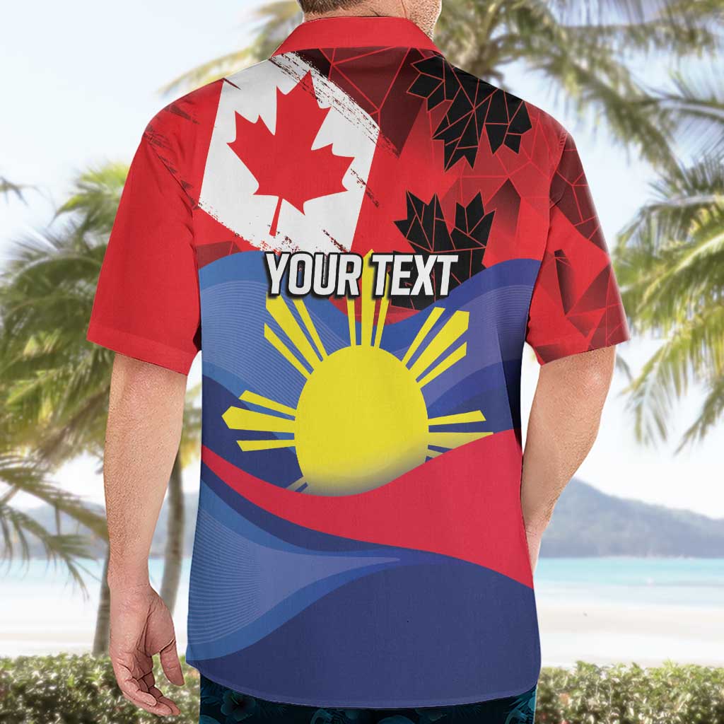 Personalized Canadian Grown With Filipino Roots Hawaiian Shirt