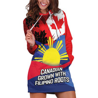 Personalized Canadian Grown With Filipino Roots Hoodie Dress