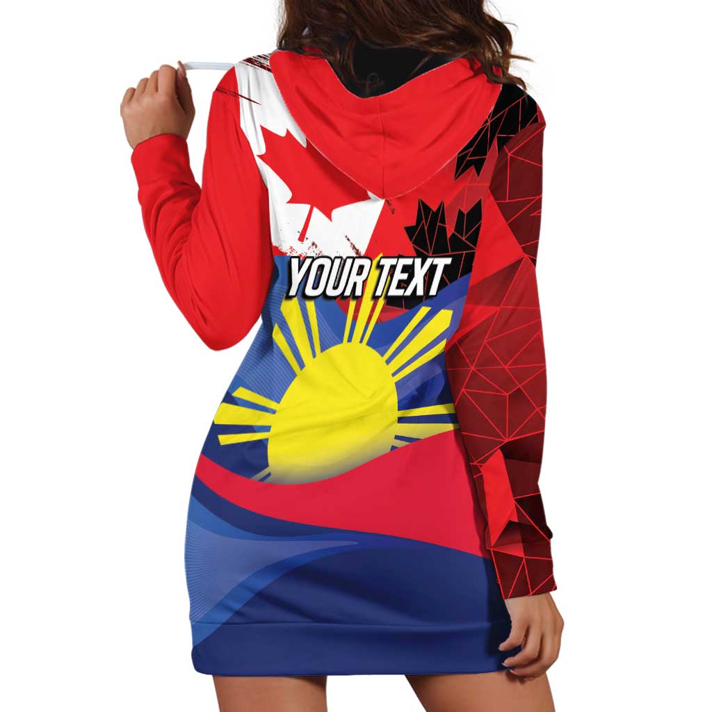 Personalized Canadian Grown With Filipino Roots Hoodie Dress