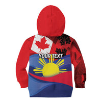 Personalized Canadian Grown With Filipino Roots Kid Hoodie