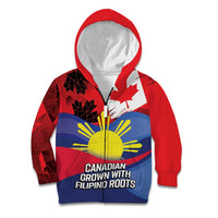 Personalized Canadian Grown With Filipino Roots Kid Hoodie