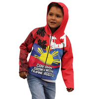 Personalized Canadian Grown With Filipino Roots Kid Hoodie