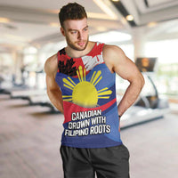 Personalized Canadian Grown With Filipino Roots Men Tank Top