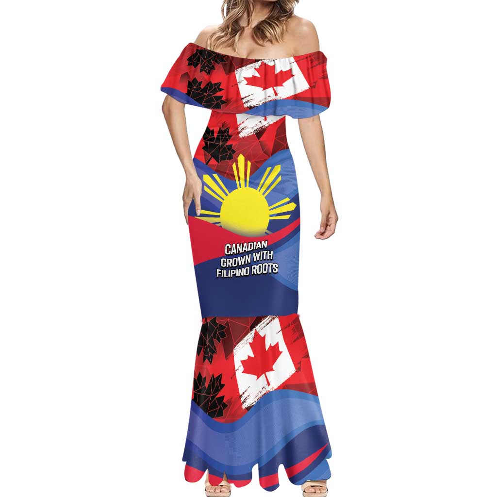 Personalized Canadian Grown With Filipino Roots Mermaid Dress