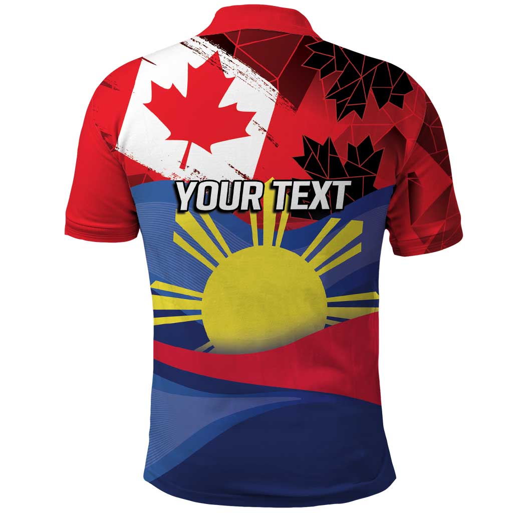 Personalized Canadian Grown With Filipino Roots Polo Shirt