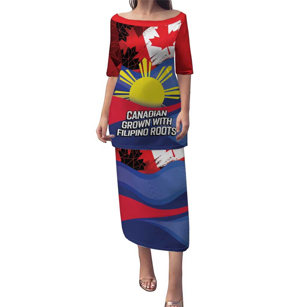 Personalized Canadian Grown With Filipino Roots Puletasi