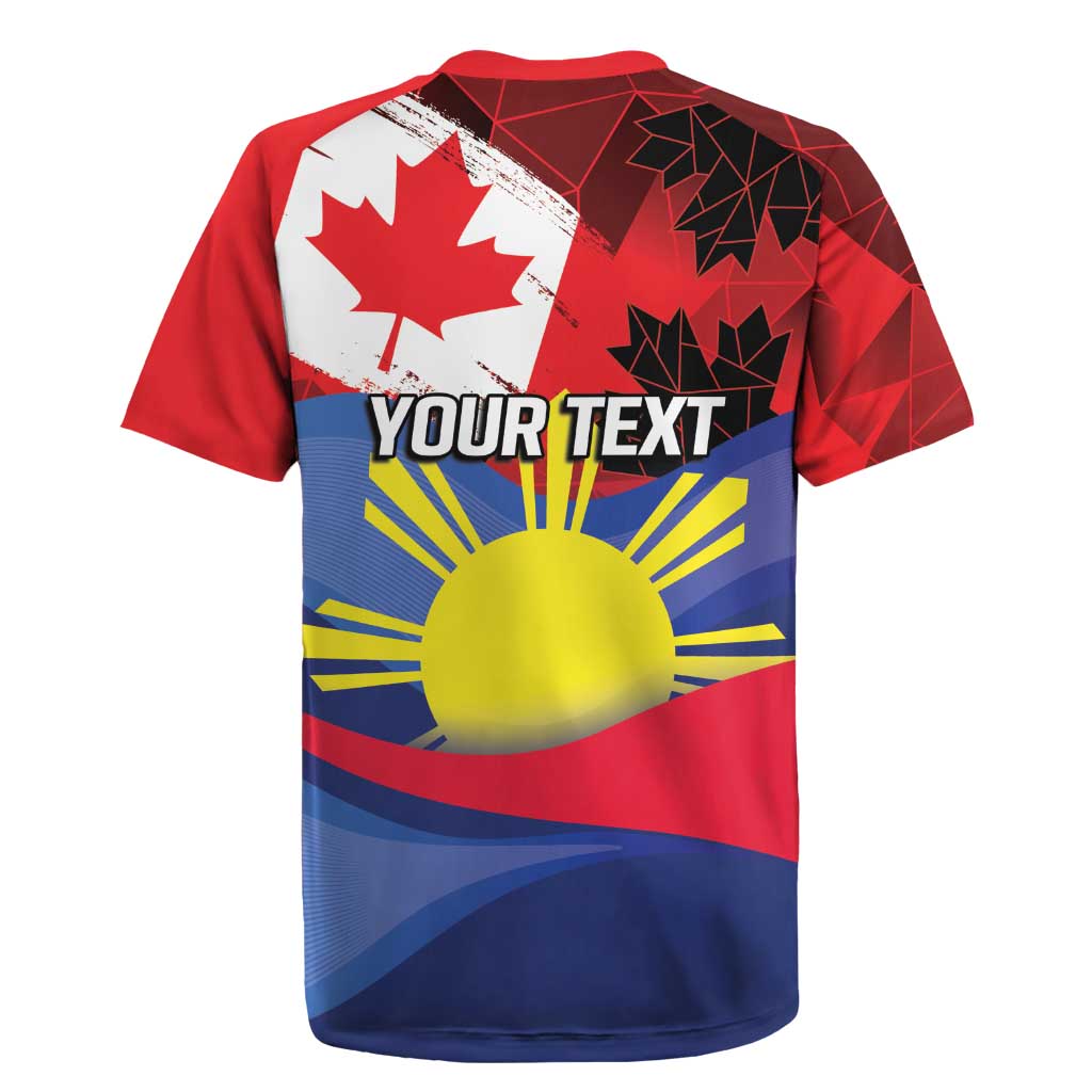 Personalized Canadian Grown With Filipino Roots Rugby Jersey