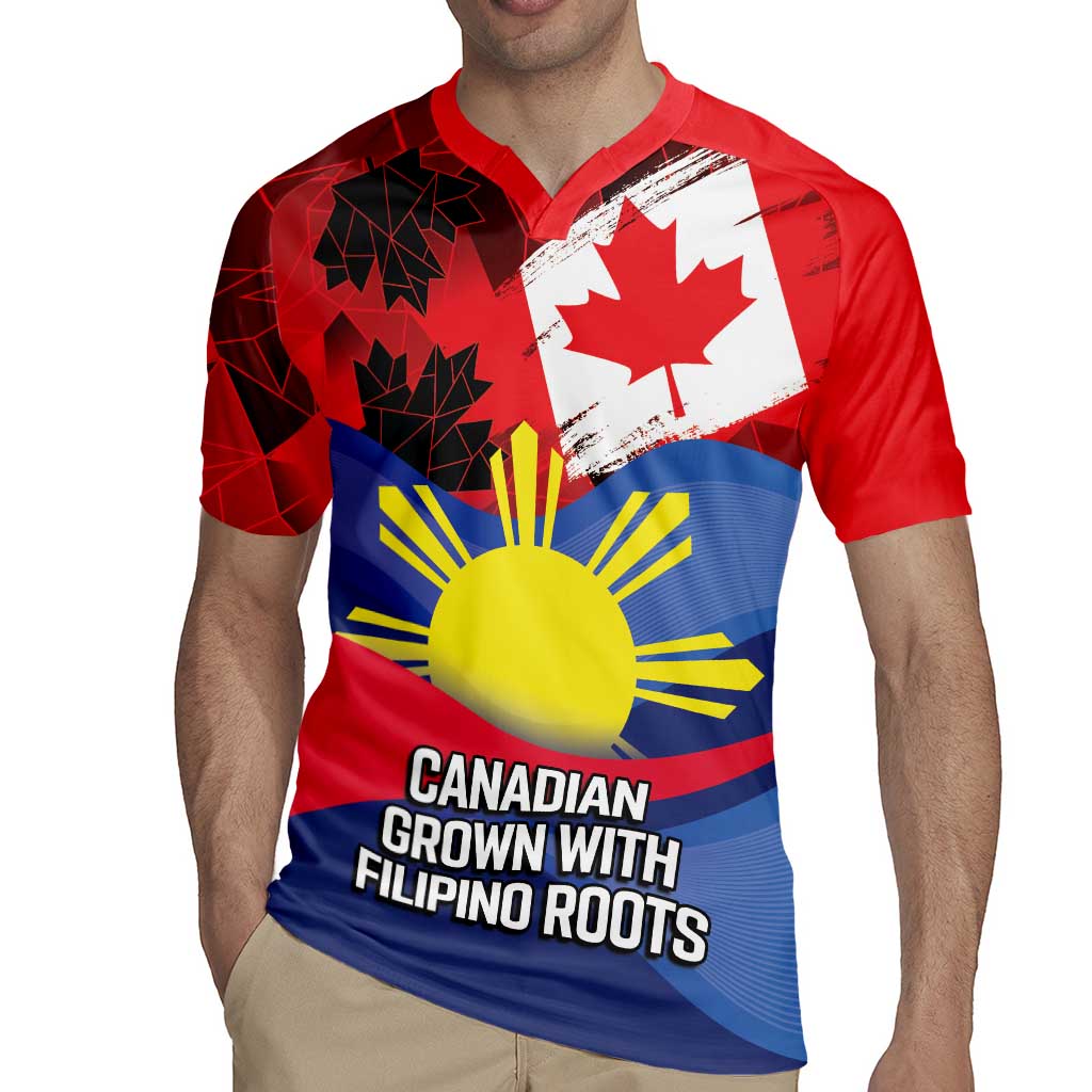 Personalized Canadian Grown With Filipino Roots Rugby Jersey